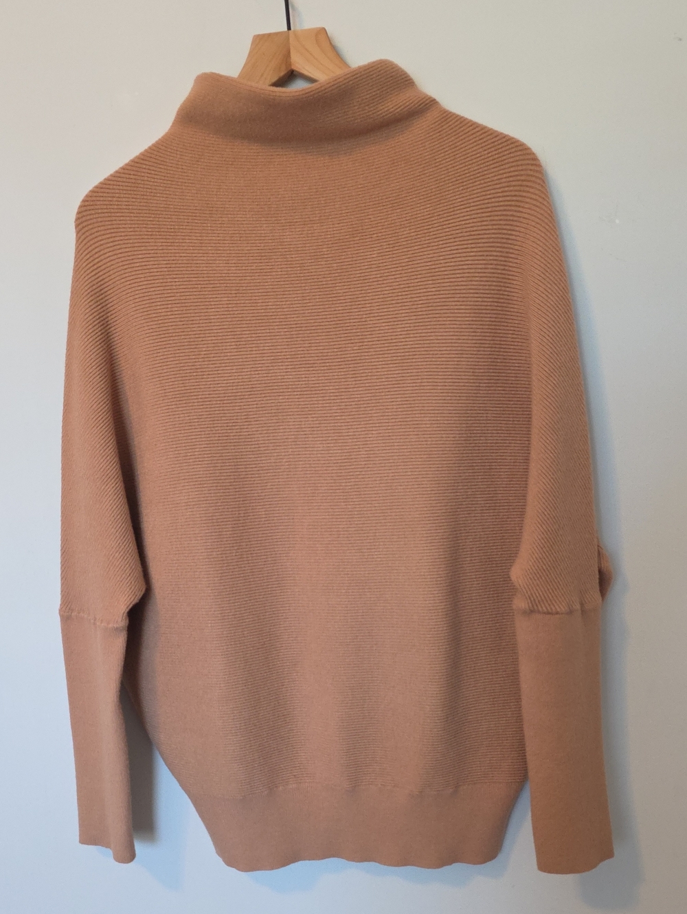 Bluivy Slouch Neck Dolman Sleeve Pullover Sweater